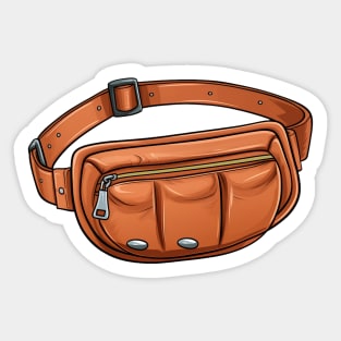 Leather Fanny Pack Belt Bag Athletic Trainer Sticker